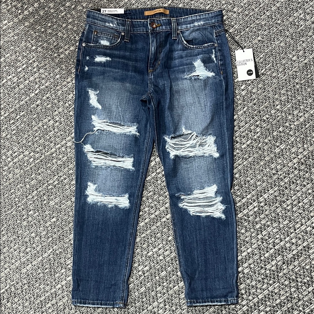 Joe’s | The Billie Crop – Boyfriend Slim Crop, Size 27 Distressed Jeans